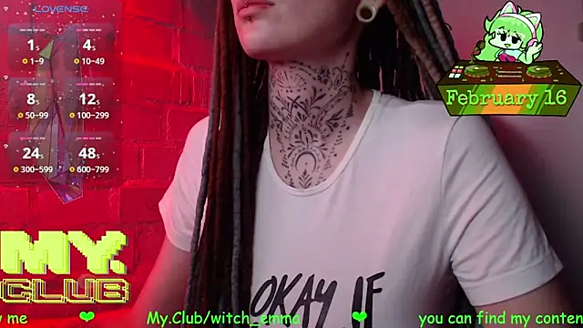 XXX chat uživo modela Witch_Emma