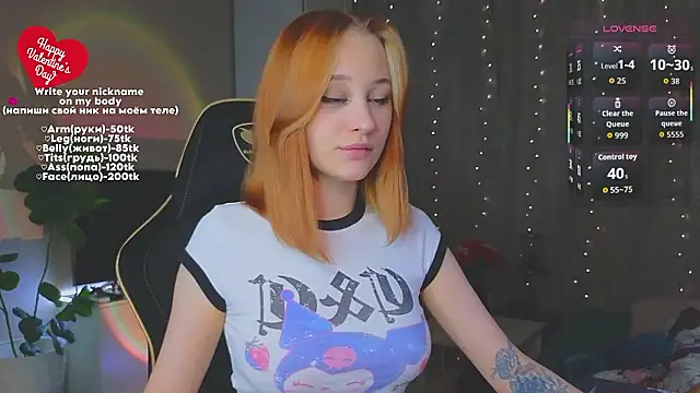 Chatroom XXX en direct de MaryRace