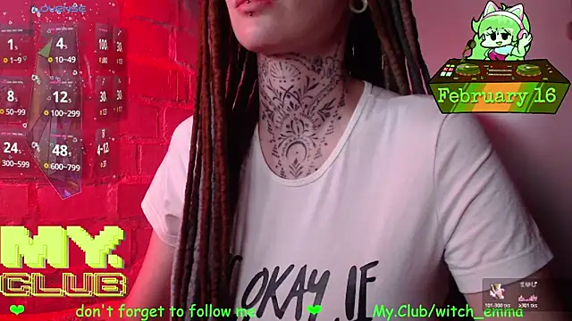 Witch_Emma élő XXX-chatje