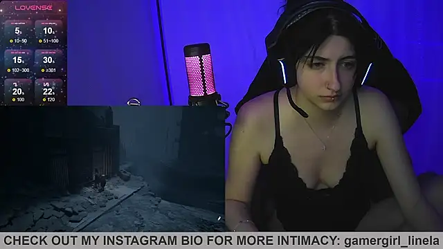 Gamergirl-Linelan Webbikameraesitys