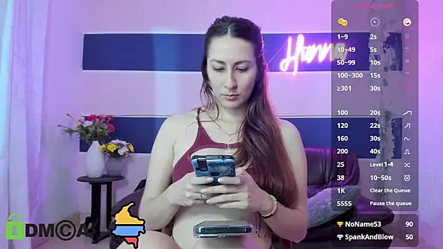 camiladeluca élő XXX-chatje