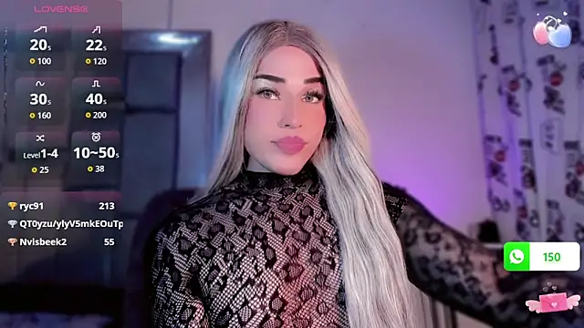 แชท XXX สดของ elisadollxr