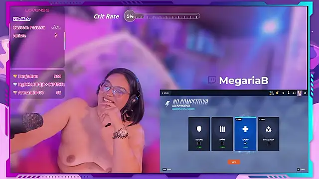 MegariaB 现场XXX聊天