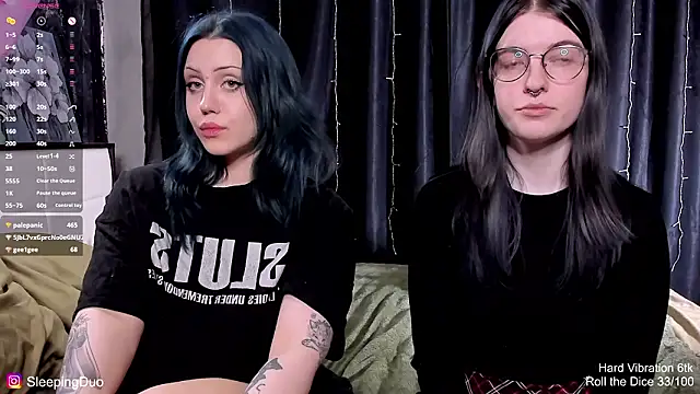 SleepingDuo élő XXX-chatje
