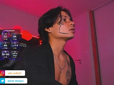Seth_Molly Show in webcam
