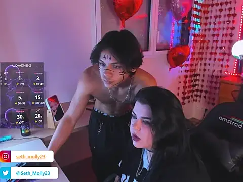 Show de Seth_Molly na webcam