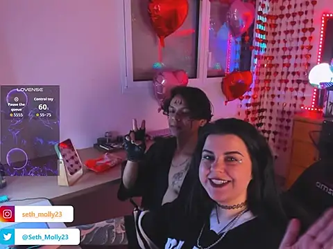 Show modela Seth_Molly na web-kameri