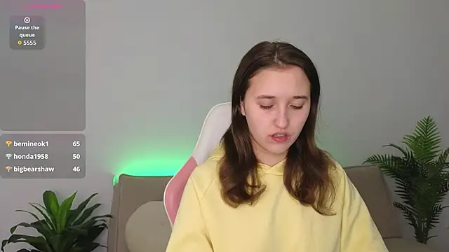 JesseCaits élő XXX-chatje