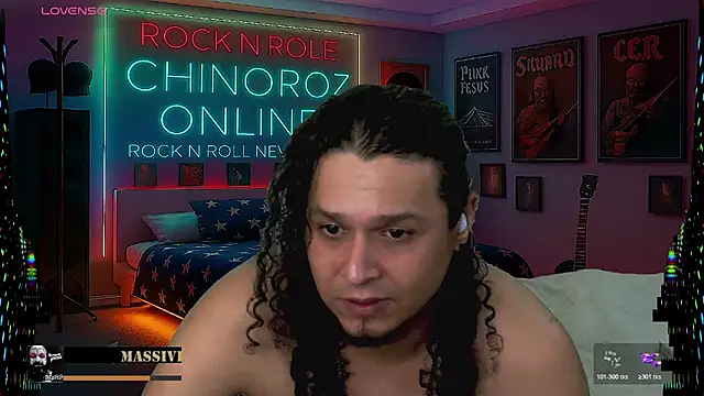 chino_roz 网络视讯表演