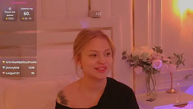 Show de MollyHilton na webcam