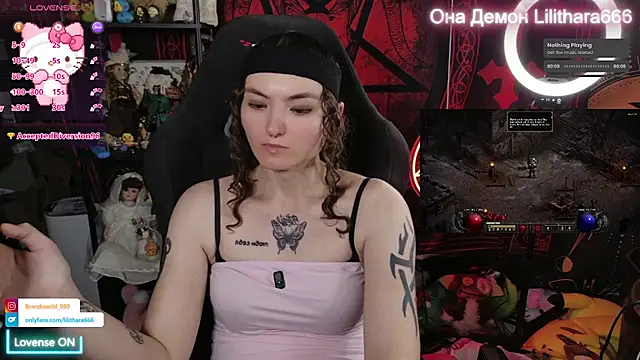 Show webcam de Lilithara666