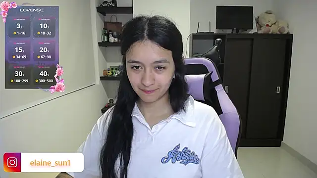 Chat +18 de elaine_sun1 ao vivo