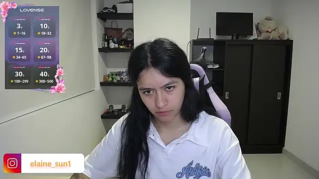 Chat +18 de elaine_sun1 ao vivo