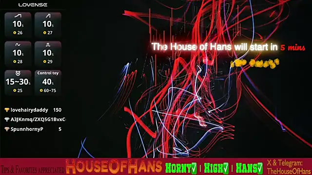 HouseOfHans 网络视讯表演