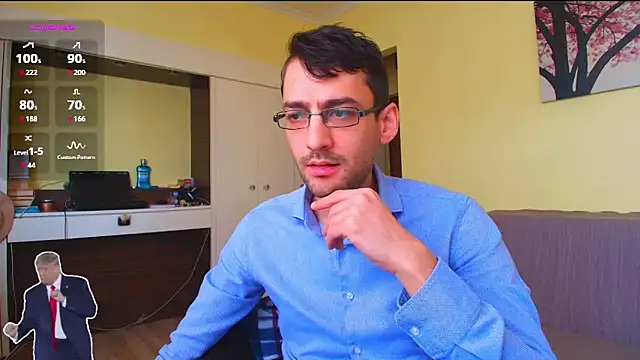 Show modela HungEddy na web-kameri