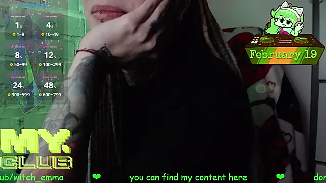 Witch_Emma élő XXX-chatje