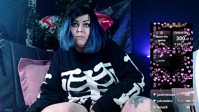 Show webcam de Psychobitch7