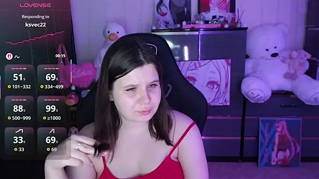 AmyVibess élő XXX-chatje