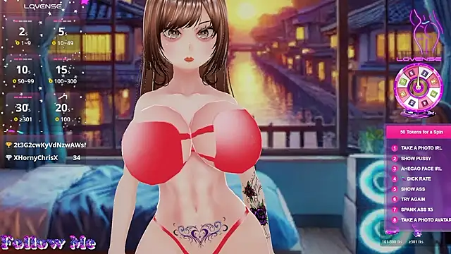 Show webcam de Hanaedamngirl