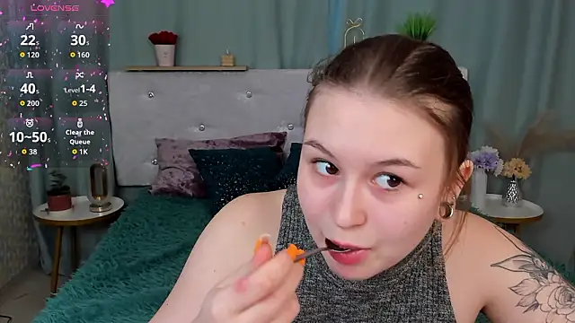 MilanaXHoney élő XXX-chatje