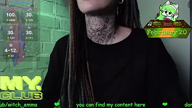 XXX chat uživo modela Witch_Emma