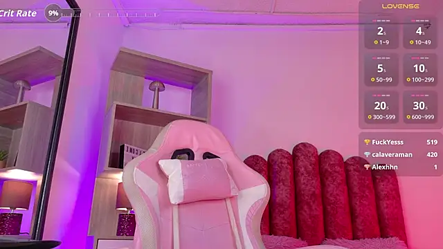 Eli-Bluee élő XXX-chatje