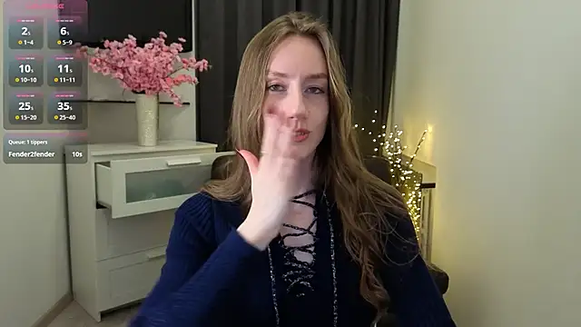 Show modela AngelXRose na web-kameri