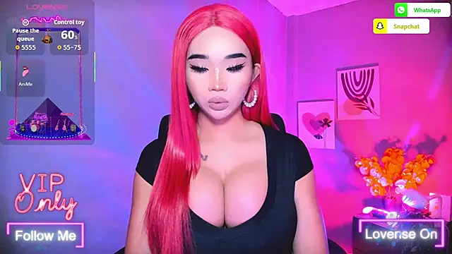 Show de _prettyjawdropper_ na webcam