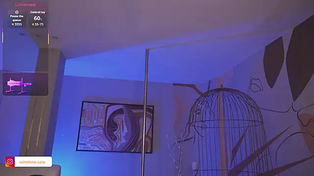 sarawinstone élő XXX-chatje