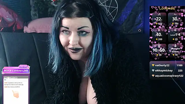 Show de Psychobitch7 na webcam