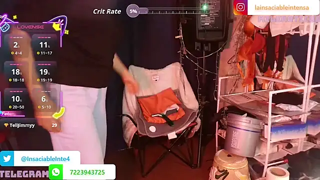 LaInsaciableIntensa's Live XXX Chat
