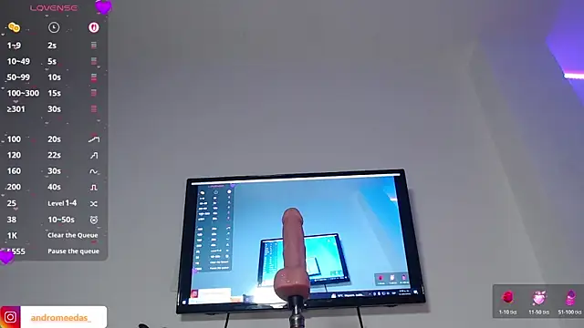 Chat +18 de ANDROMEEDA ao vivo