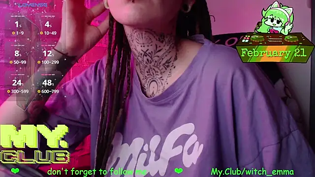 Chat XXX ao vivo de Witch_Emma