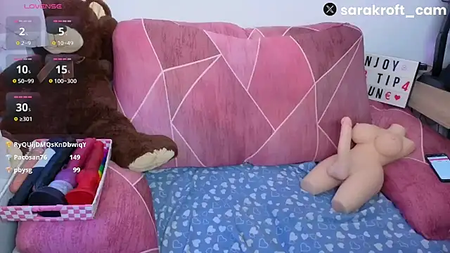 SaraKroftPlay 라이브 XXX 채팅