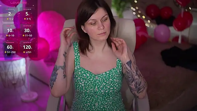 Show modela TinaMelt na web-kameri