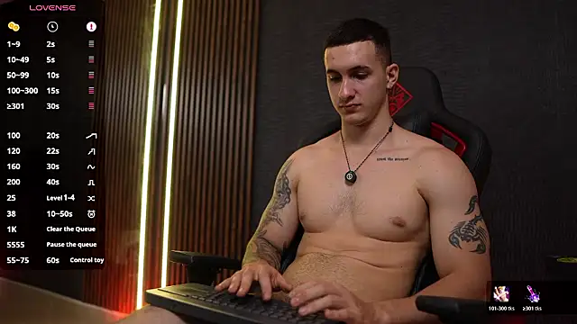 JacksonOlsenn webkamerás műsora