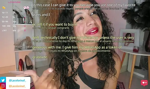 LaColorina_: διαδικτυακό σόου στην κάμερα