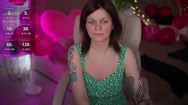 Show modela TinaMelt na web-kameri