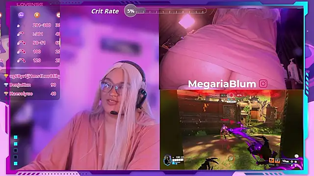 Chat +18 de MegariaB ao vivo