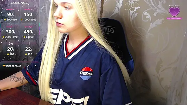 Show de Shiny_Victoria na webcam