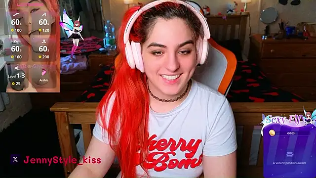 jennystyle élő XXX-chatje