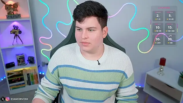 Вебкам-шоу EvanCorvinx