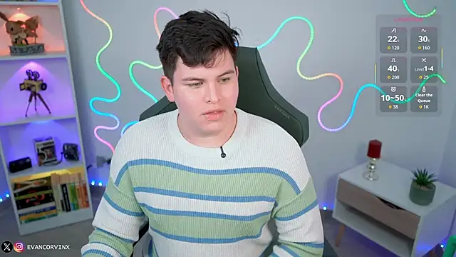 EvanCorvinx webcam show