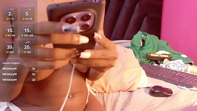 EbonyCoWorker Adlı Modelin Canlı XXX Sohbeti