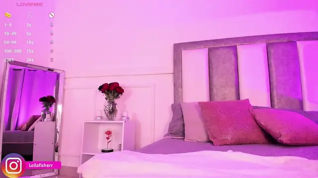 Leilafisherr élő XXX-chatje