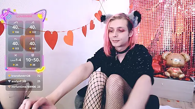 Littlepinkcat élő XXX-chatje