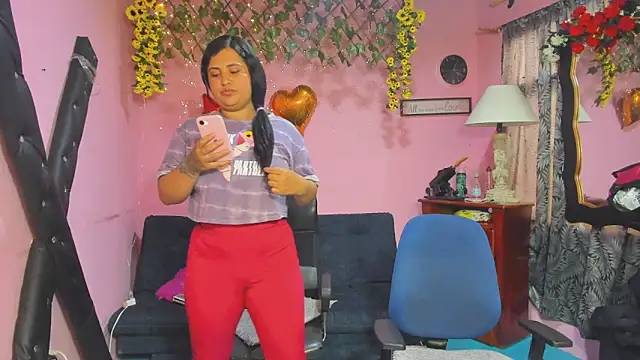 lesbiancuple élő XXX-chatje