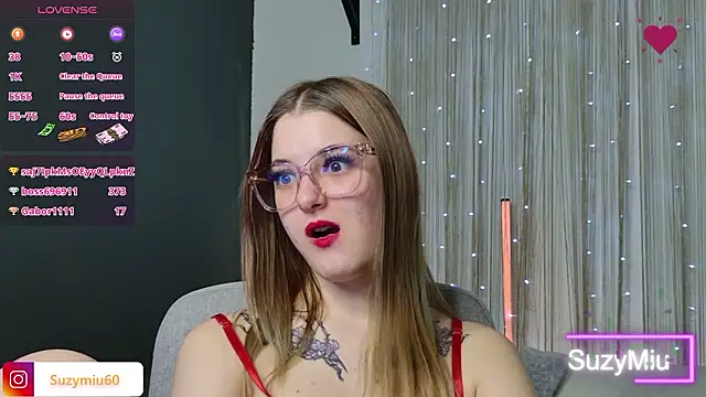 SuzyMiuのライブXXXチャット