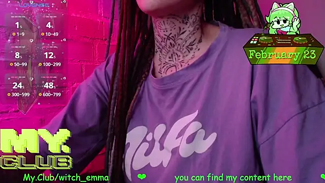 XXX chat uživo modela Witch_Emma
