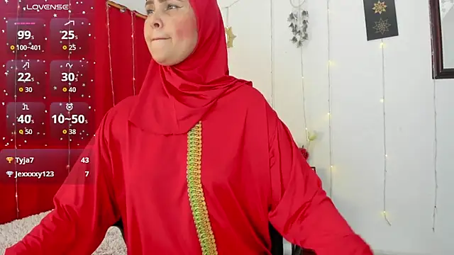 AishaAmin_ élő XXX-chatje